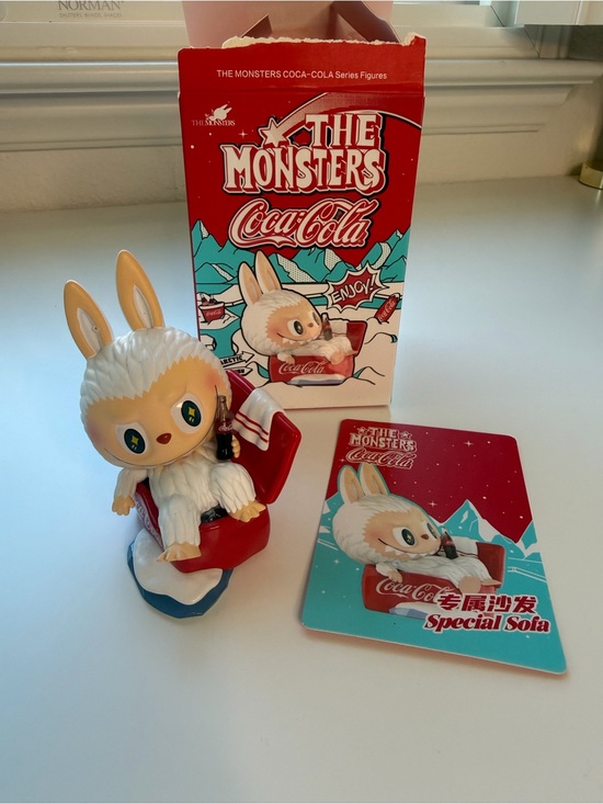 Coca Cola Other - ❌SOLD❌ POP MART The Monsters Coca-Cola Series Figurine Special Sofa